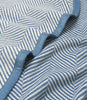 ChappyWrap - Harborview Herringbone Cornflower Blanket
