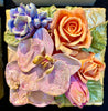 Orchid Clay Floral Bouquet Art
