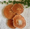 Butter & Gold Geode Resin Coaster Set