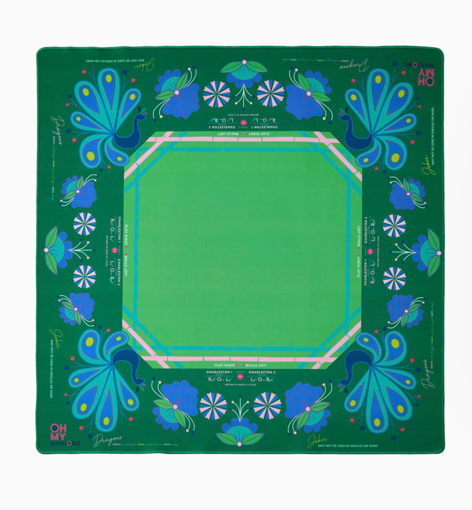Birdie Green Mahjong Mat