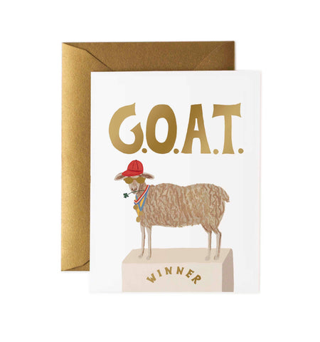 Rifle Paper Co. - G.O.A.T. Card