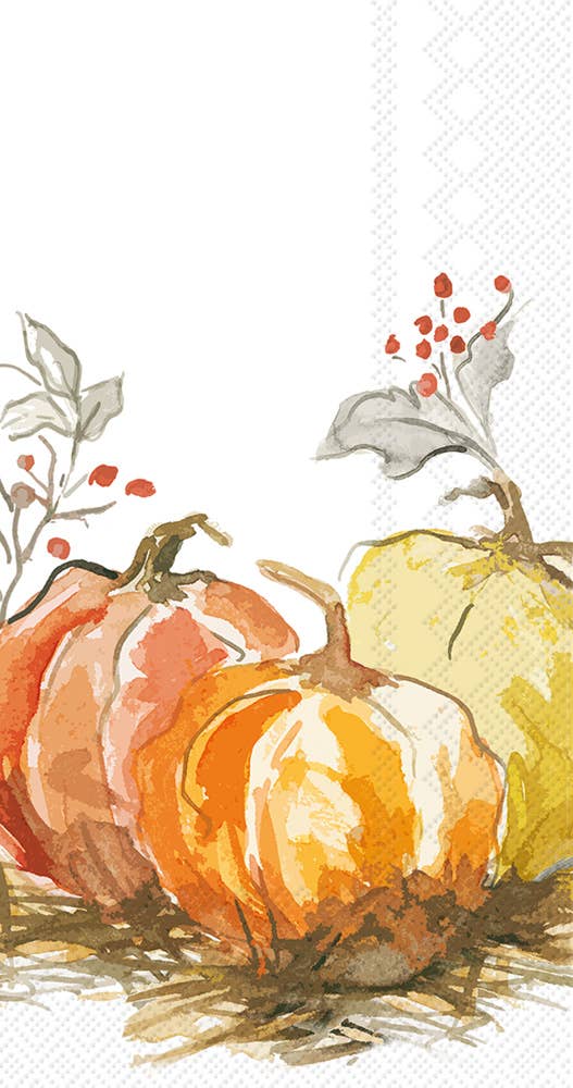 Paper Pumpkin Guest Towels