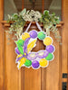 Mardi Gras Mask Wreath