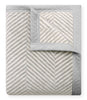 ChappyWrap - Harborview Herringbone Light Grey Blanket