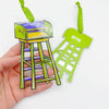 Mardi Gras Ladder Acrylic Ornament - Carnival New Orleans