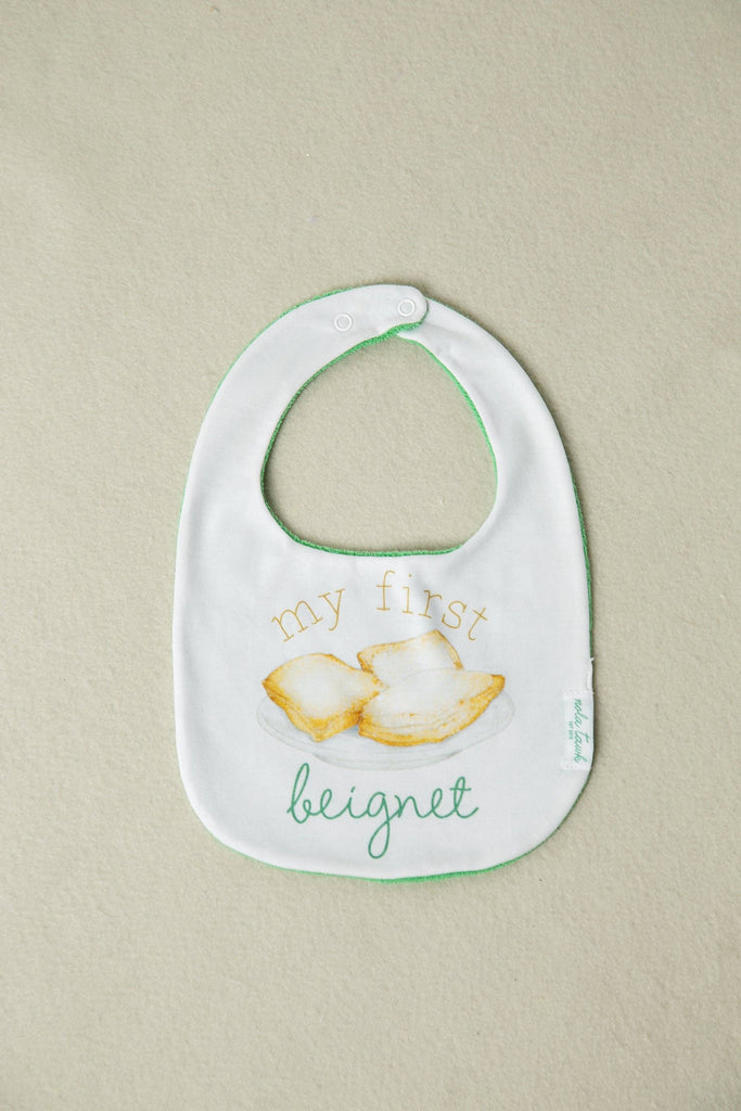 My First Beignet Cotton Bib