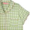 Brooks Avenue Metallics Green Scalloped Pajama Set Short
