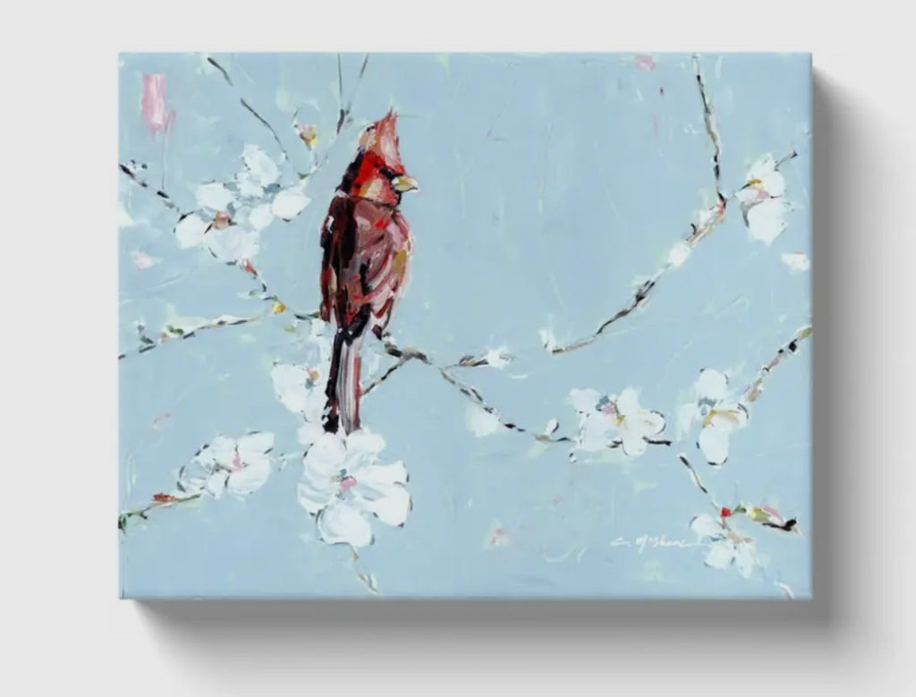 “Always With You” Cardinal Canvas