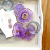 Butter & Gold Geode Resin Coaster Set