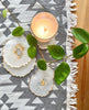 Butter & Gold Geode Resin Coaster Set