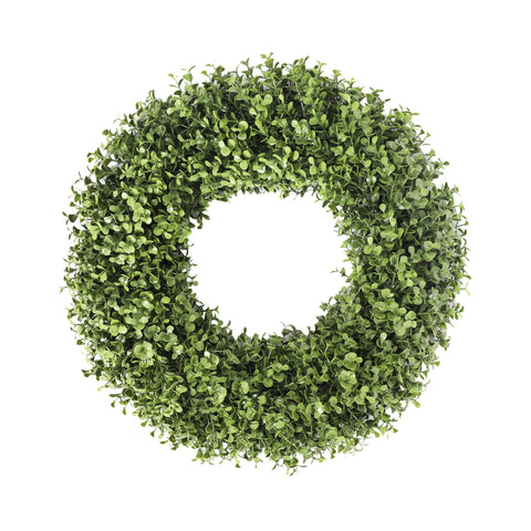 Faux Boxwood Round 17.5” Wreath
