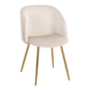 Cream Velvet Chair