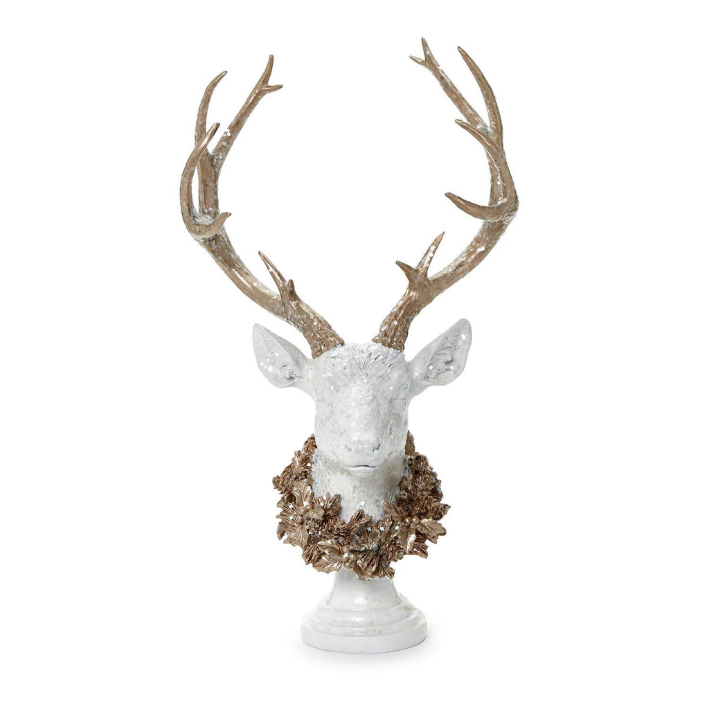 Deer With Wreath Centerpiece