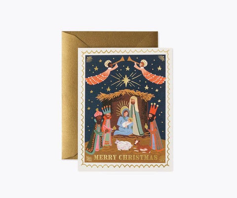 Rifle Paper Co. - Christmas Nativity Card