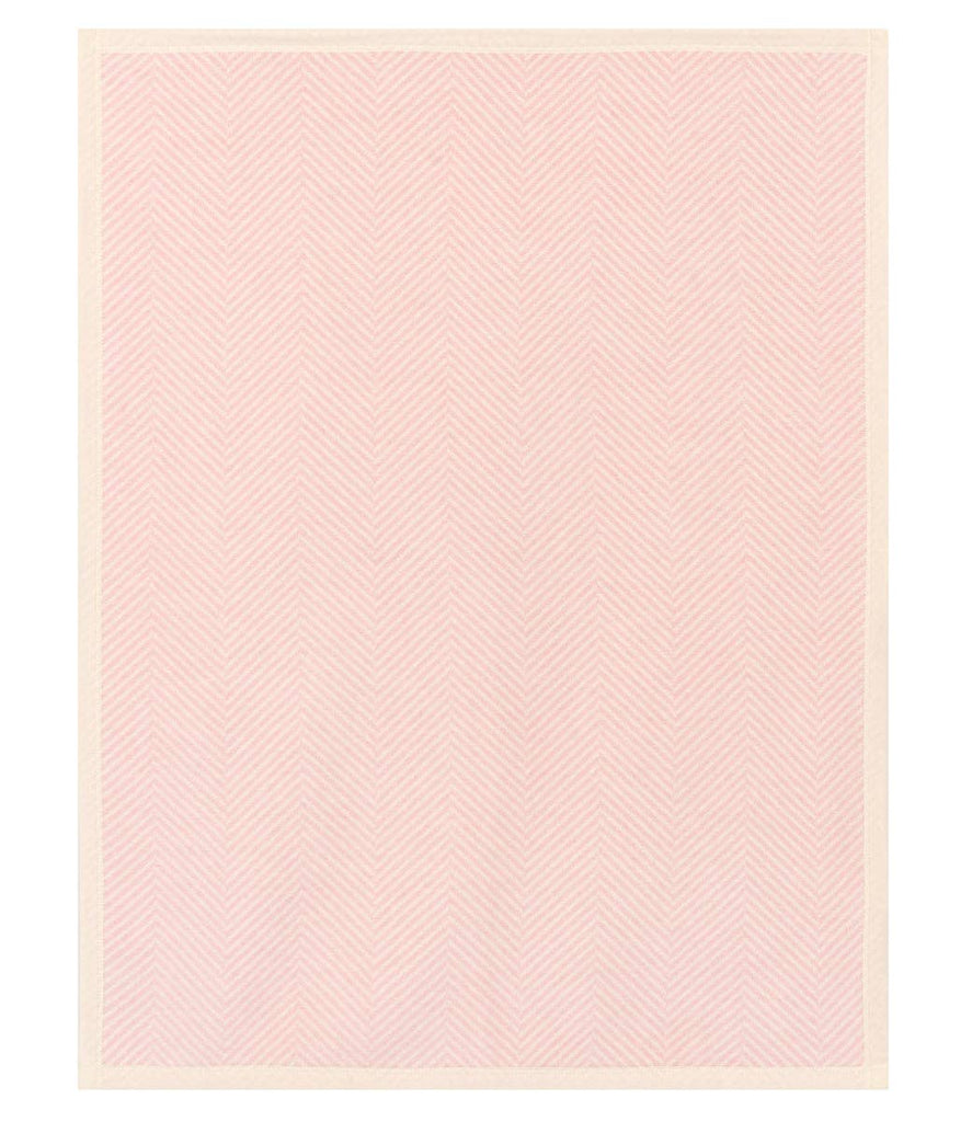 ChappyWrap - Harborview Herringbone Ballet Pink Mini Blanket