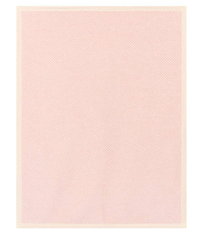 ChappyWrap - Harborview Herringbone Ballet Pink Mini Blanket