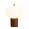 Nova of California - Tambo Accent Table Lamp - Dark Walnut Wood Finish