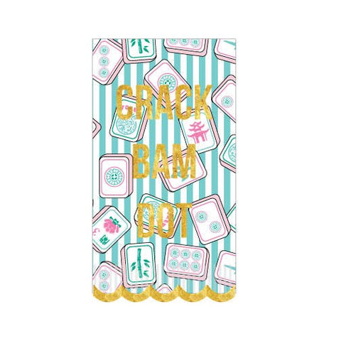 Mahjong Stripe Paper Guest Towel