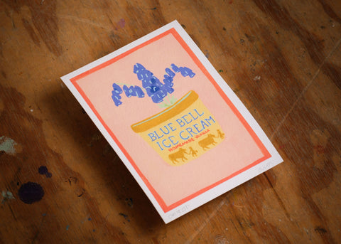 Okra Bits - Bluebell Homemade Vanilla Print