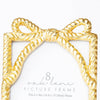Gold Bow 4x6 Picture Frame