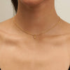 Gold Dainty Cross Pendant Necklace