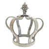 Hand-Beaded Metal Crown Table Ornament