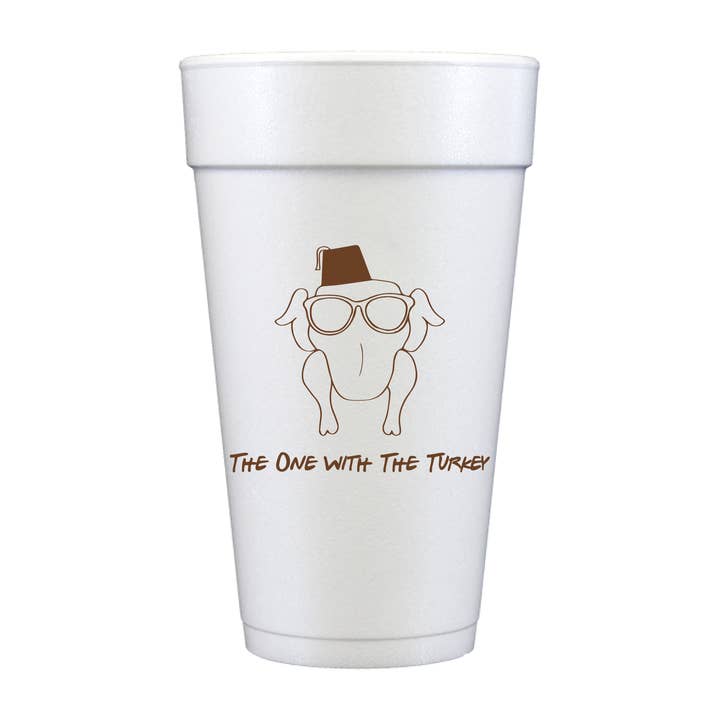 Friends “The One With The Turkey” Foam Cup Set