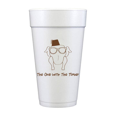 Friends “The One With The Turkey” Foam Cup Set