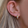 Caribbean Opal Hoops