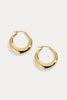 Hollow Hoops in Gold & Silver