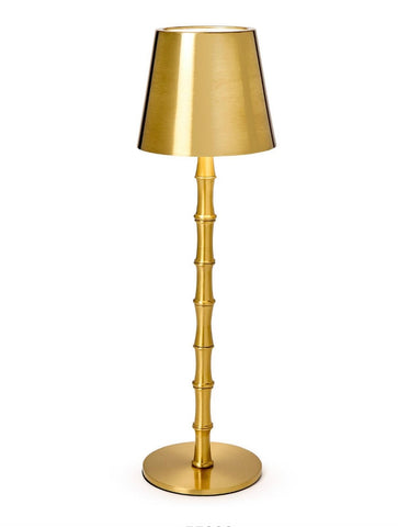 LED Gold Bamboo Table Lanp