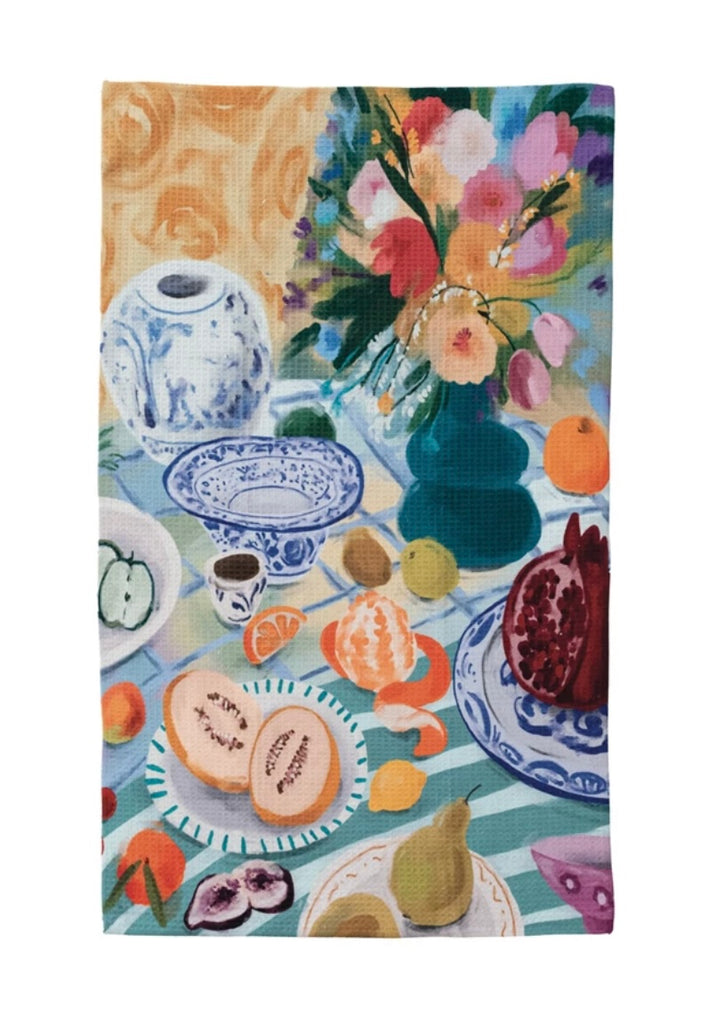 Microfiber Still Life Tea Towel