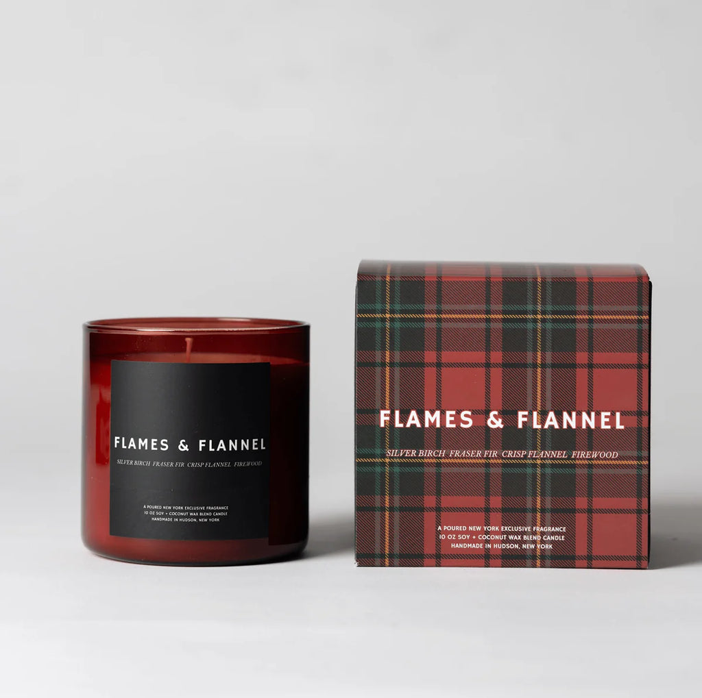 Flames and Flannel Candle by Poured