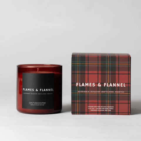 Flames and Flannel Candle by Poured