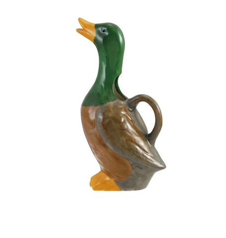 Stoneware Duck Shaped Pitcher