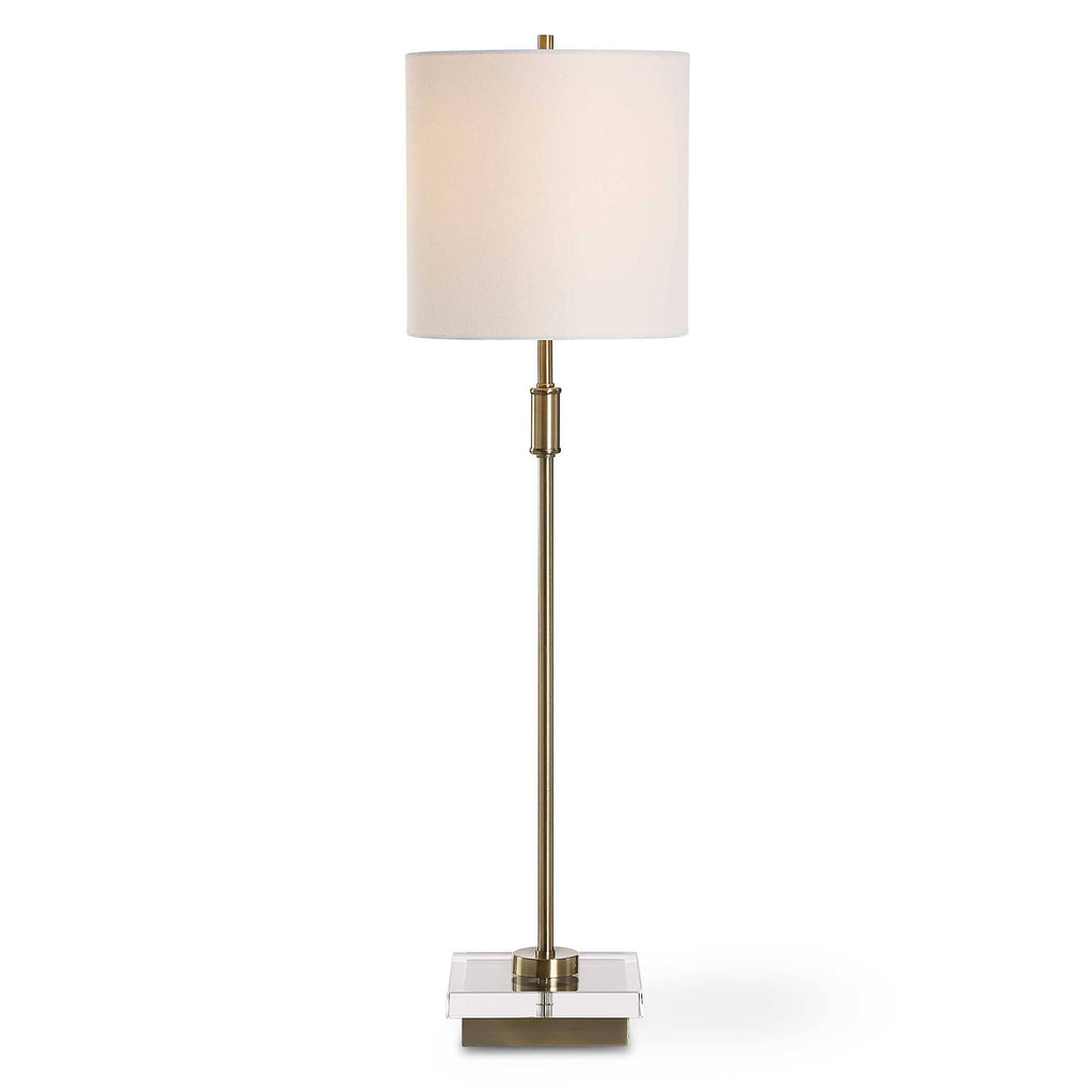Antique Brass Buffet Lamp