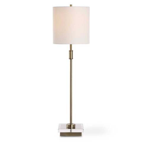 Antique Brass Buffet Lamp