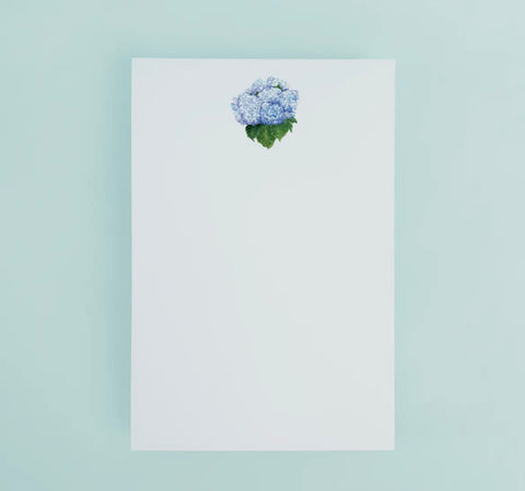 Blue Hydrangea Notepad