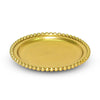 Gold Beaded Round Tray