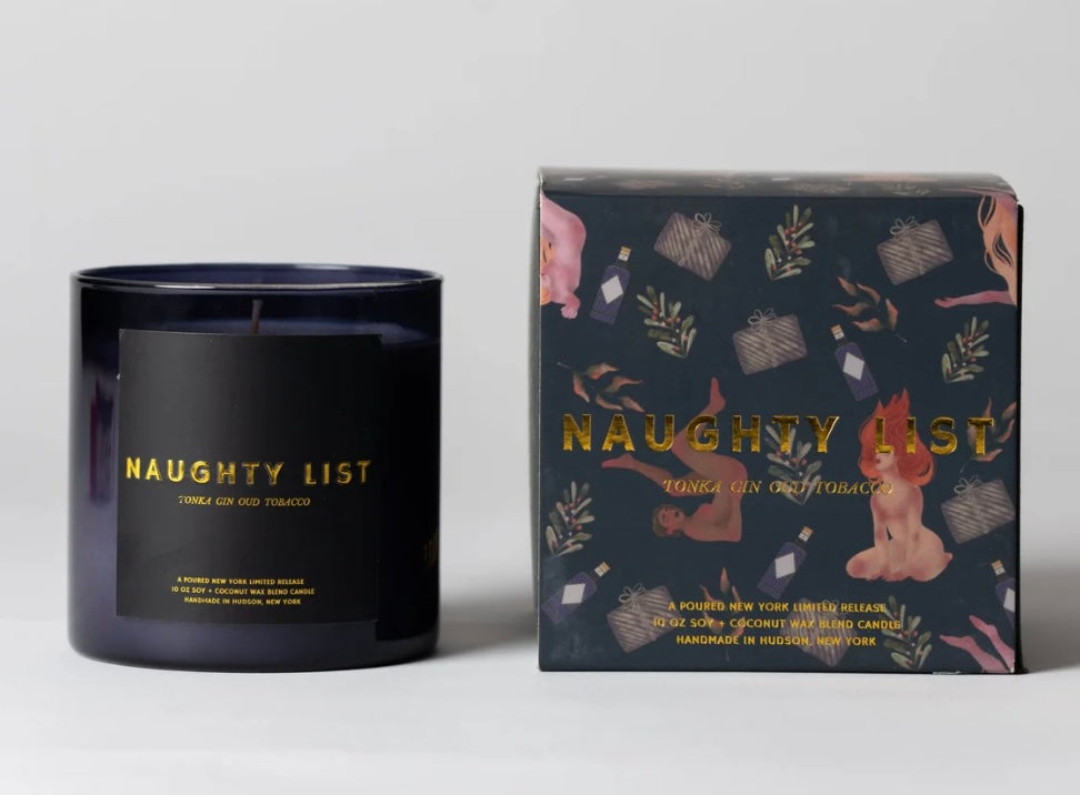 Naughty List Candle by Poured