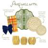 Fall Plaid Paper Guest Towel Napkins