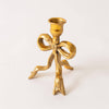 Gold Bow Candleholder