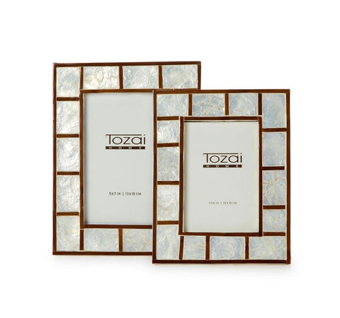 Bamboo & Capiz Shell Frame