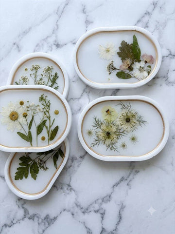 Floral Trinket Dishes