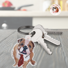 Bulldog Acrylic Keychain