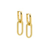 Gold Link Drop Earrings
