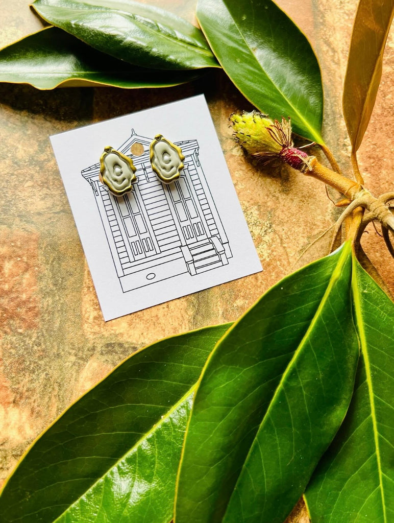 Oyster Stud Earrings