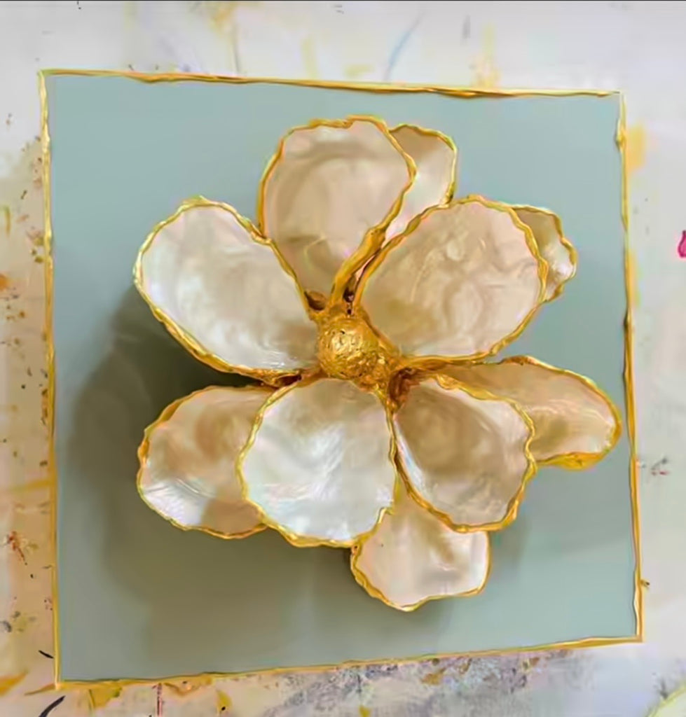Oyster Shell Magnolia Canvas