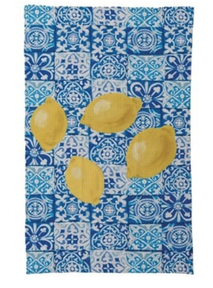 Microfiber Lemons Tea Towel