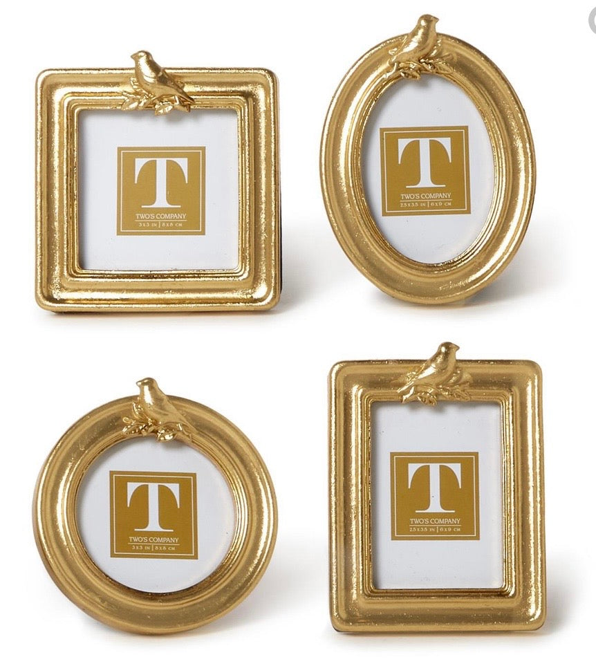 Mini Gold Bird Frame